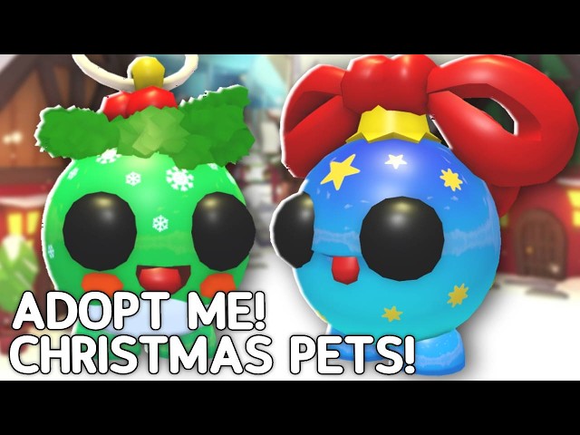 adopt me christmas pets