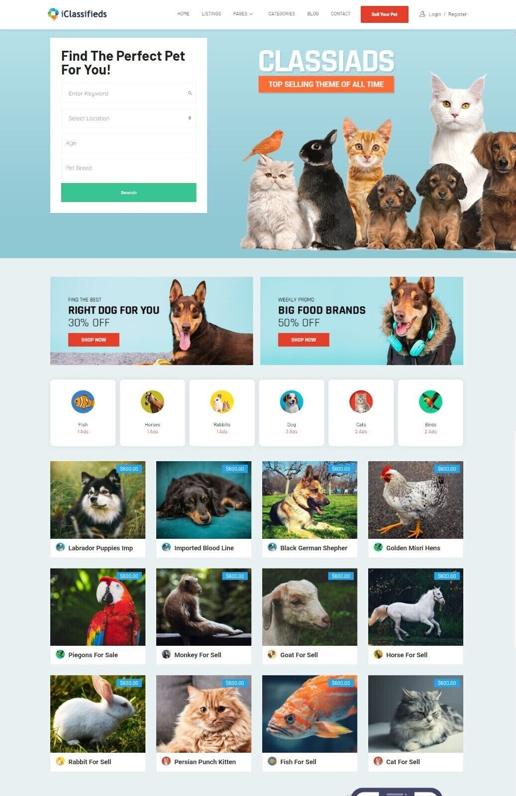 pet classifieds usa