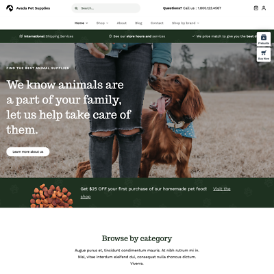 pet website for sale
