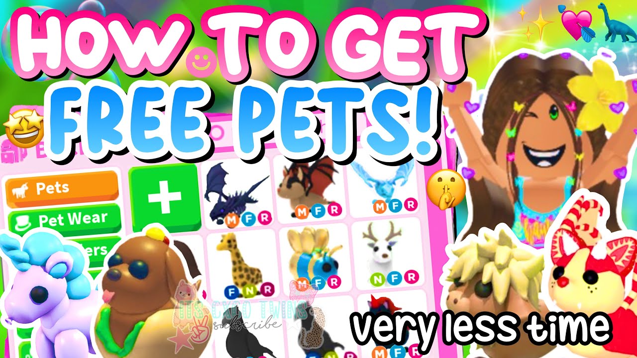 how to get free pets on adopt me